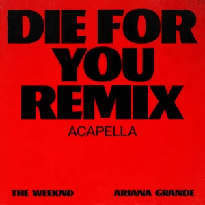 Die For You(Remix Acapella)