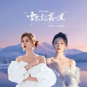 雪花飘落心里（国粤对唱）(伴奏)