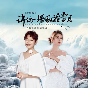 许你一场风花雪月（DJ京仔对唱版）(伴奏)